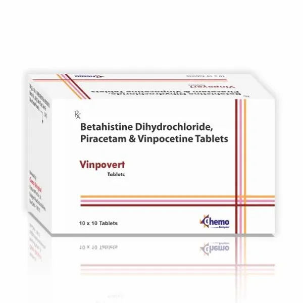 Betahistine DiHCI, Piracetam and Vinpocetine Tablets — Buy Online