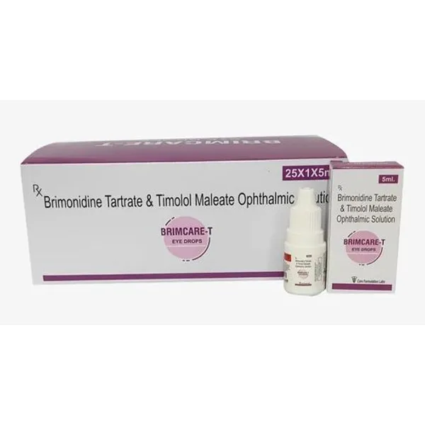 Brimonidine TARTRATE 0.2% AND TIMOLOL 0.5% EYE DROP 0.2% — Buy Online