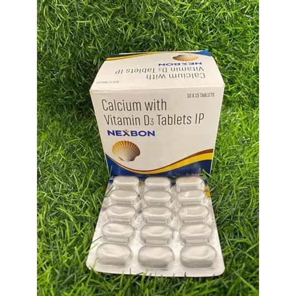 Calcium And Vit D3 Zinc Tablet — Buy Online from NexCure Health