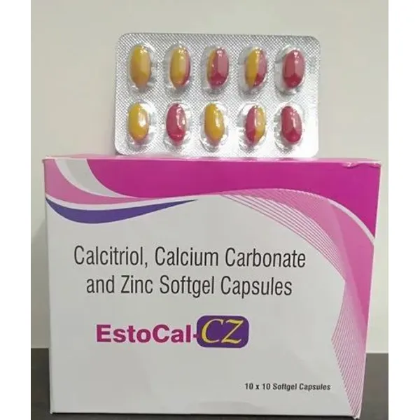 Calcium Carbonate Calcitriol Zinc Softgel Capsules — Buy Online