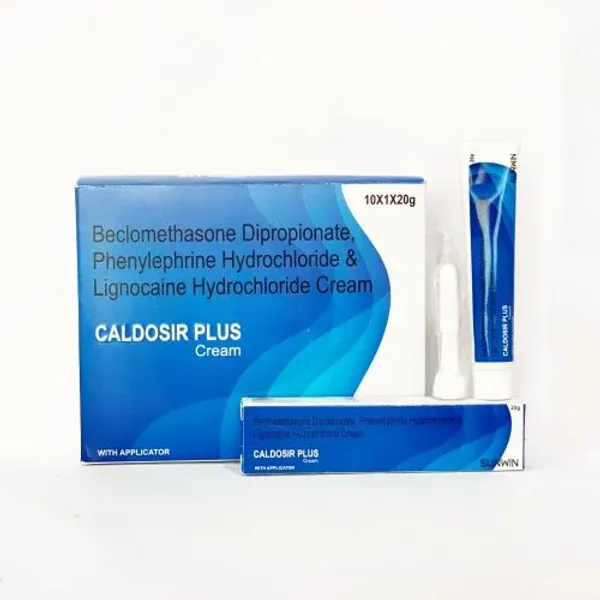 Caldosir Plus Beclomethasone Dipropionate & Lignocaine Hydrochloride Cream — Buy Online from NexCure Health