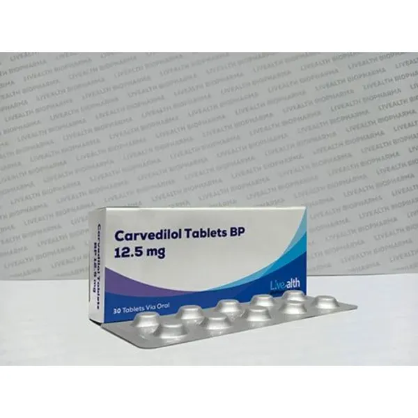 Carvedilol Tablets BP 12.5 mg 12.5 mg — Buy Online
