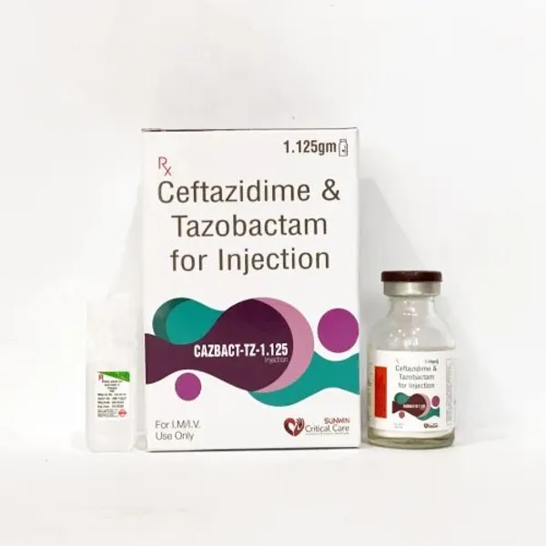 Cazbact TZ 1.125 Ceftazidime Tazobactam Injection — Buy Online from NexCure Health