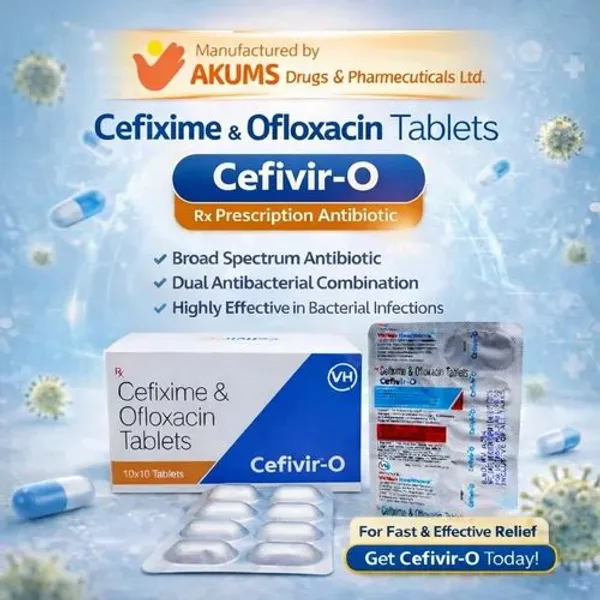 Cefixime & Ofloxacin Tablets — Buy Online from NexCure Health