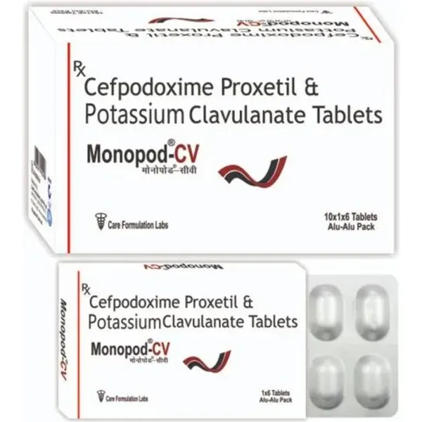Cefpodoxime Proxetil And Potassium Clavulanate Tablets — Buy Online from NexCure Health