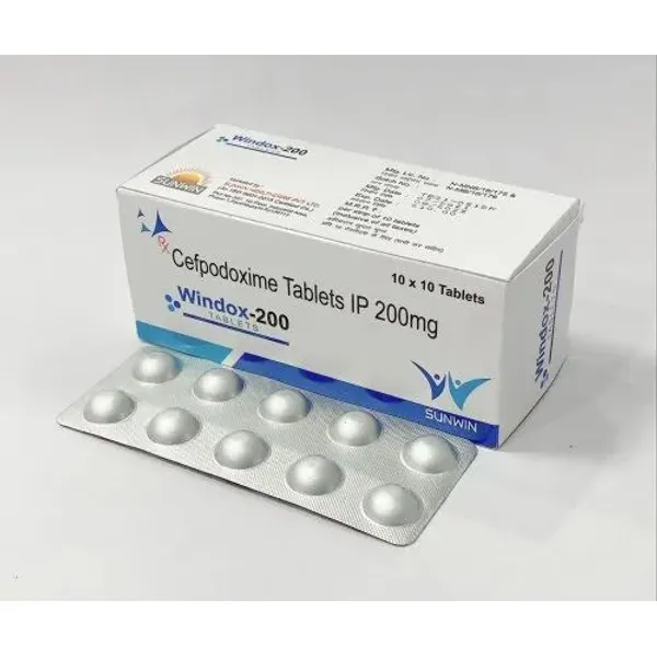 Cefpodoxime Proxetil Dispersible Tablets - windox 200 — Buy Online from NexCure Health