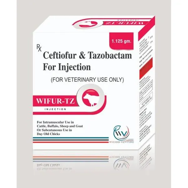 Ceftiofur Tazobactam Injection 1.125 g in Veterinary PCD Franchise 1.125 g — Buy Online from NexCure Health