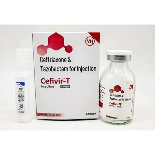 Ceftriaxone & Tazobactam 1.125 Injection — Buy Online from NexCure Health