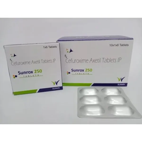 Cefuroxime Axetil Tablets Ip 250 Mg Sunrox 250 250 Mg — Buy Online from NexCure Health