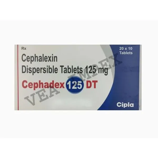Cephadex 125mg Cephalexin Tablets 125mg — Buy Online from NexCure Health