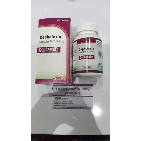 Cephalexin capsules 500mg 500mg — Buy Online from NexCure Health