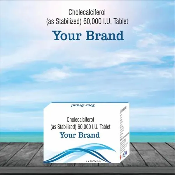 Cholecalciferol 60000 IU Tablets 60000 IU — Buy Online from NexCure Health