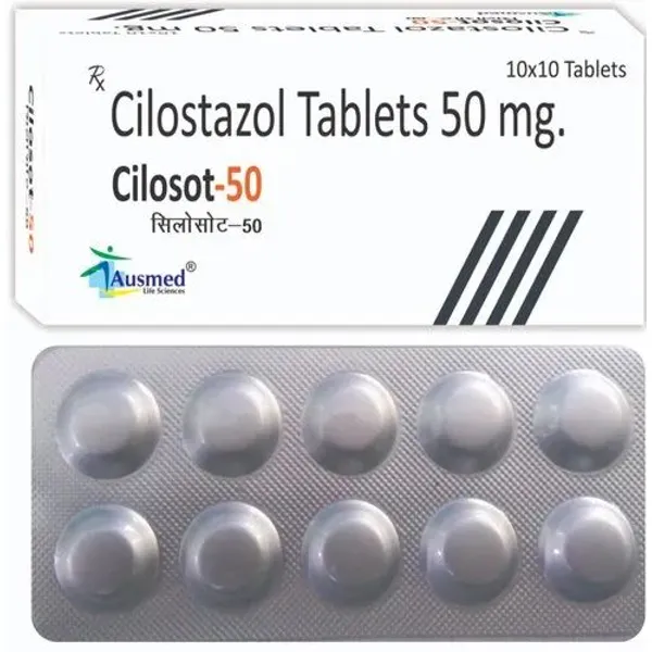 Cilostazol Tablets IP 50mg 50mg — Buy Online