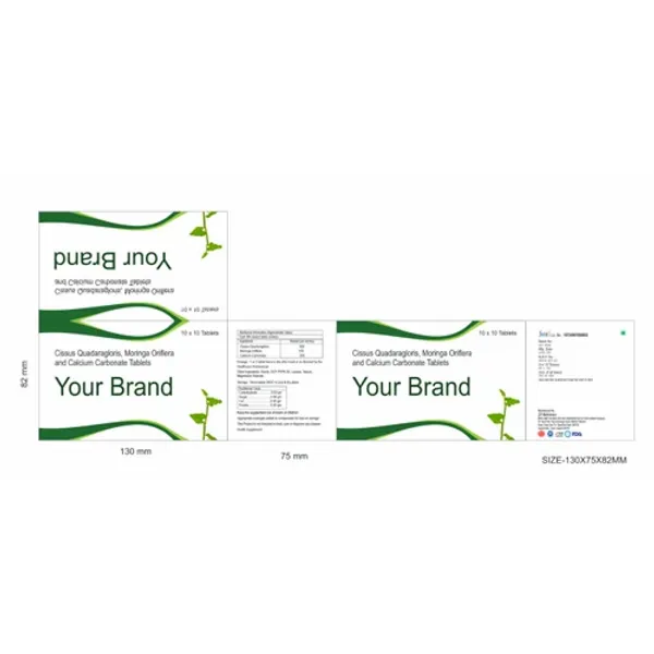 Cissus Quadaragloris, Moringa Oriflera and Calcium Carbonate Tablets — Buy Online from NexCure Health