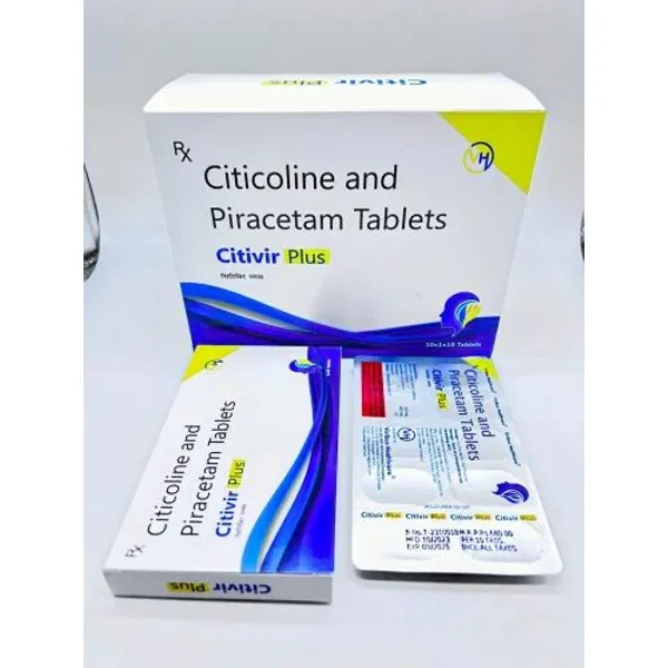 Citicoline sodium 500mg & Piracetam 800mg 500mg — Buy Online from NexCure Health