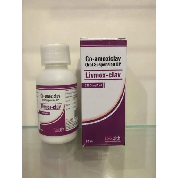 Co-Amoxiclav Oral Suspension BP 228.5 mg/5ml 228.5 mg — Buy Online from NexCure Health