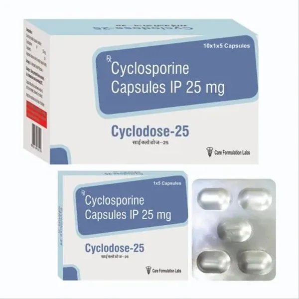 Cyclosporine Capsules Ip 25mg 25mg — Buy Online from NexCure Health