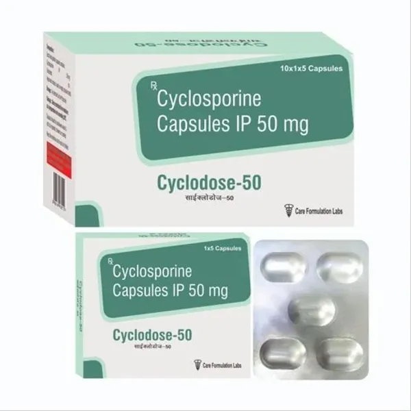 Cyclosporine Capsules Ip 50 Mg 50 Mg — Buy Online from NexCure Health