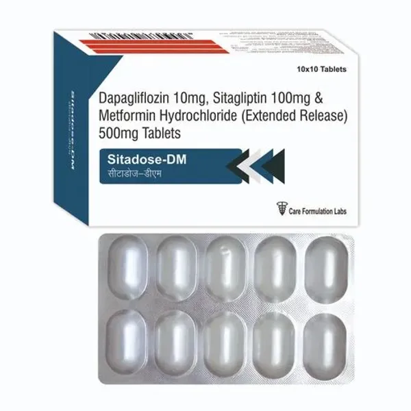 Dapagliflozin 10mg Metformin 1000mg Tablet 10mg — Buy Online