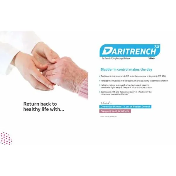 Darifenacin Prolonged 15 Mg Release Tablets 15 Mg — Buy Online from NexCure Health
