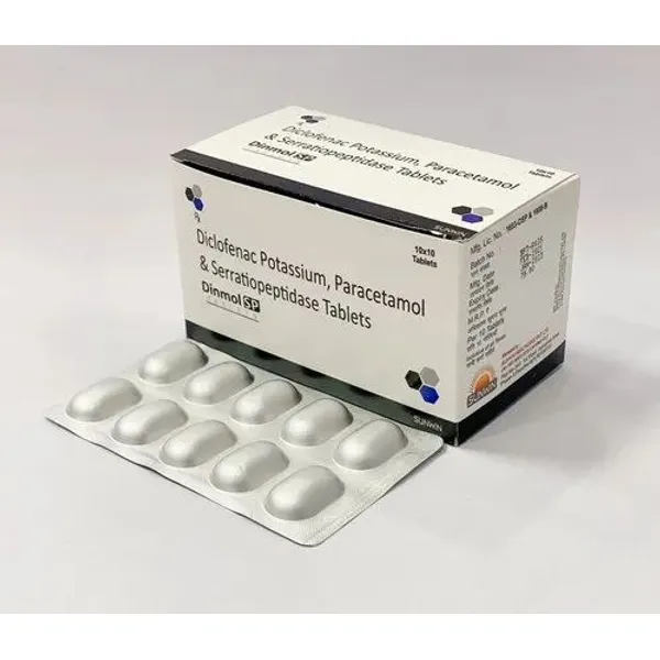 Diclofenac Paracetamol Serratiopeptidase Tablets — Buy Online from NexCure Health