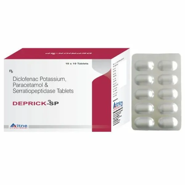 Diclofenac Potassium Paracetamol & Chlorzoxazone Tablets — Buy Online from NexCure Health
