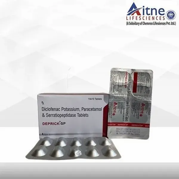 Diclofenac Potassium Paracetamol & Serratiopeptidase Tablets — Buy Online from NexCure Health