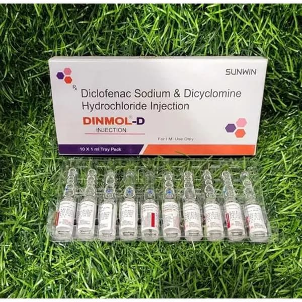Diclofenac Sodium And Dicyclomine Hydrochloride Injection — Buy Online from NexCure Health