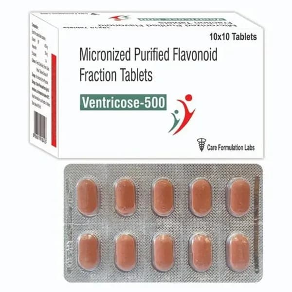 Diosmin and Hesperidin 500 Mg Tablet 500 Mg — Buy Online from NexCure Health