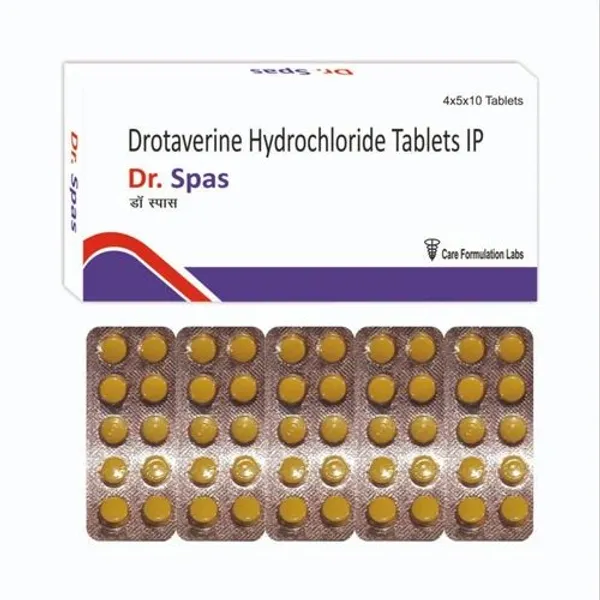 Drotaverine Hydrochloride Tablet — Buy Online