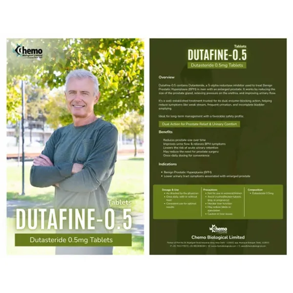 Dutasteride 0.5mg Tablets 0.5mg — Buy Online from NexCure Health