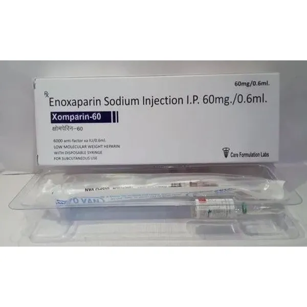 Enoxaparin Sodium Injection IP 60mg 0.6ml 60mg — Buy Online from NexCure Health