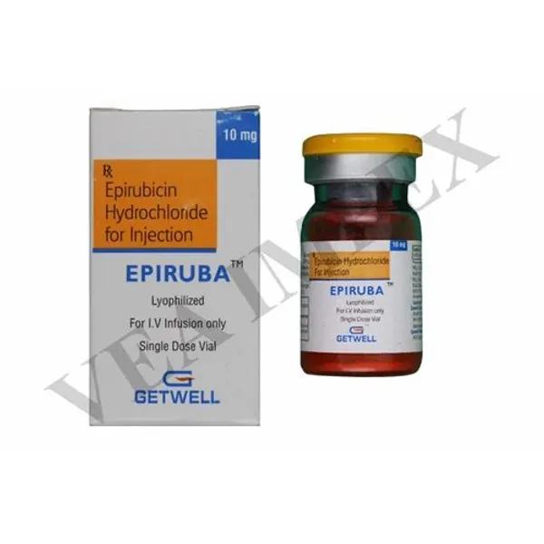 Epiruba 10mg (Epirubicin Hydrochloride Injection) 10mg — Buy Online