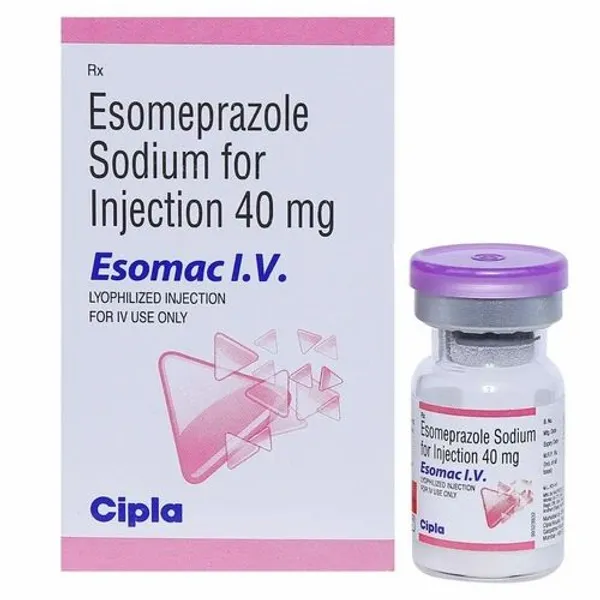 Escomac 40mg Esomeprazole Sodium for Injection 40mg — Buy Online from NexCure Health