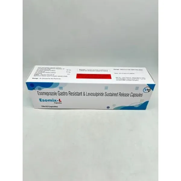 Esomeprazole 40 Mg Levosulpiride 75 Mg capsule 40 Mg — Buy Online from NexCure Health
