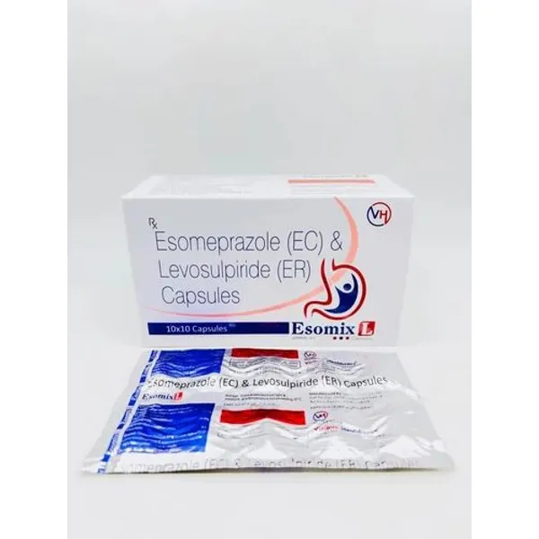 Esomeprazole 40mg Levosulpiride 75MG (SR pellets) 40mg — Buy Online from NexCure Health