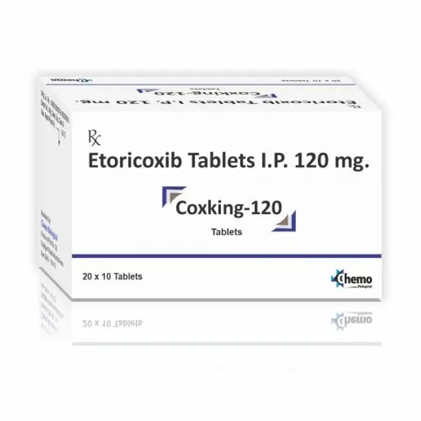 Etoricoxib 120mg Tablets 120mg — Buy Online from NexCure Health