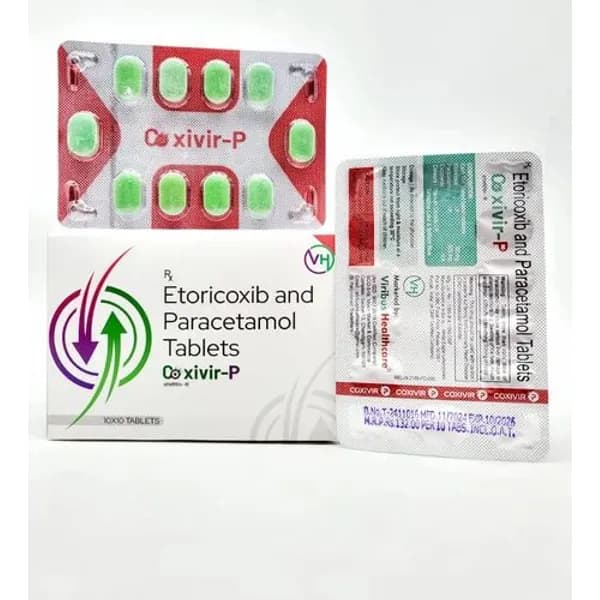 Etoricoxib Paracetamol Tablet — Buy Online from NexCure Health