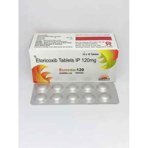 Etoricoxib Tablets Ip 120 Mg 120 Mg — Buy Online from NexCure Health