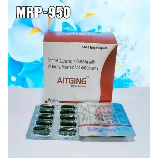 Ginseng With Vitamins Minerals And Antioxidants Softgel Capsules — Buy Online from NexCure Health