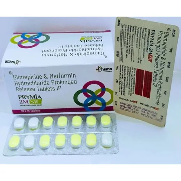Glimepiride 2mg Metformin 500 Mg Sr 2mg — Buy Online