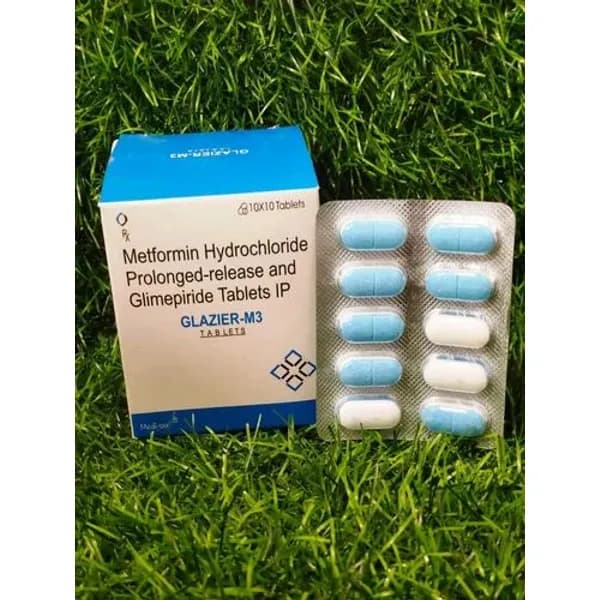 Glimepiride 3 Mg With Metformin 500mg 3 Mg — Buy Online from NexCure Health
