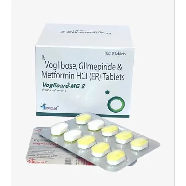 Glimepiride Metformin HCl SR And Voglibose Tablets — Buy Online