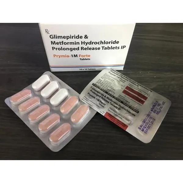 Glimepiride Metformin Hydrochloride Prolonged Realease Tablet — Buy Online
