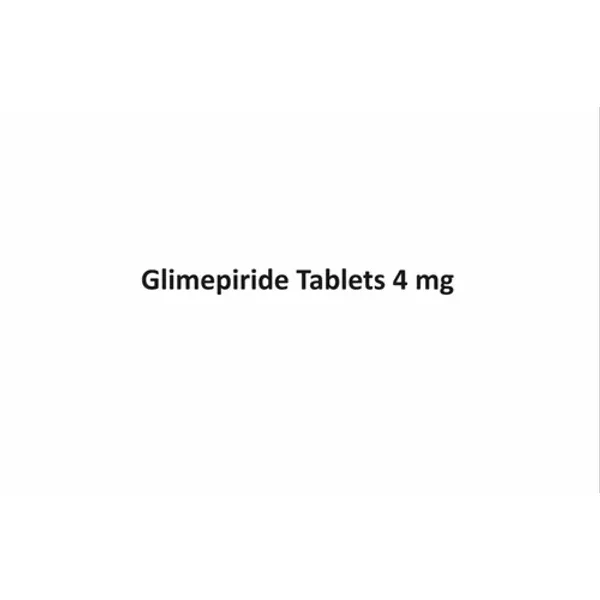 Glimepiride Tablets 4 mg 4 mg — Buy Online