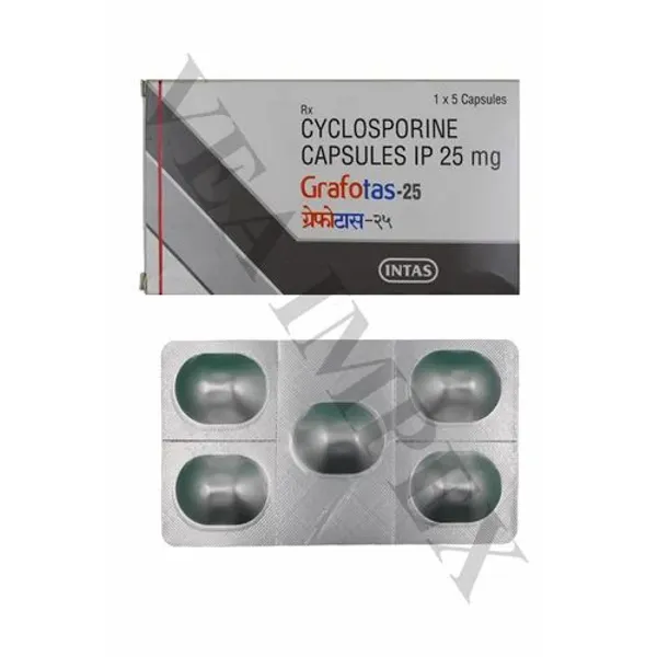 Grafotas 25mg Cyclosporine 25mg — Buy Online from NexCure Health