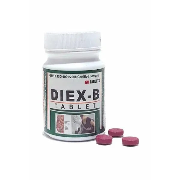 Herbal Tablet for Diarrhoea - Ayursun Diex-B 60 Tablet — Buy Online from NexCure Health
