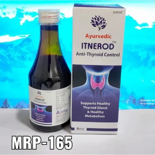 ITNEROD AYURVEDIC ANTI-THYRROID CONTROL SYRUP — Buy Online from NexCure Health