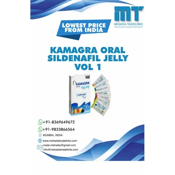 Kamagra Oral Jelly Pack 7 X 100 Mg 100 Mg — Buy Online from NexCure Health