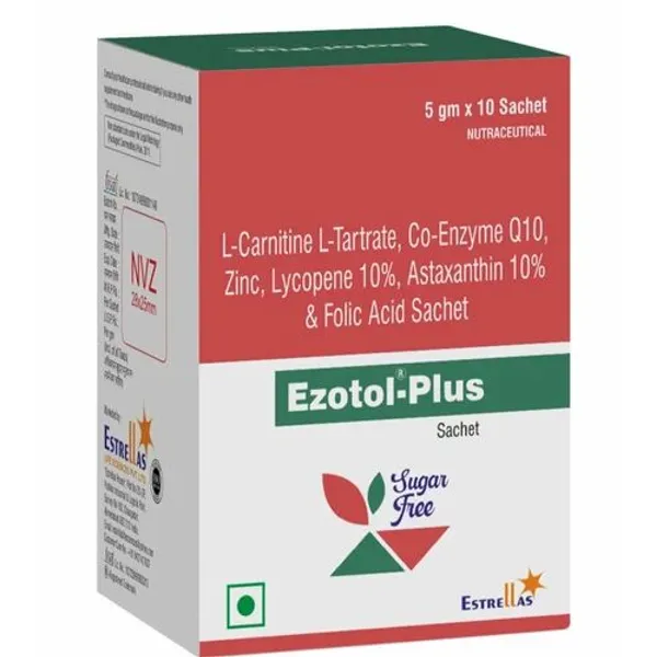 L Carnitine L Tartrate Coenzyme Q10 Zinc folic acid sachets — Buy Online from NexCure Health